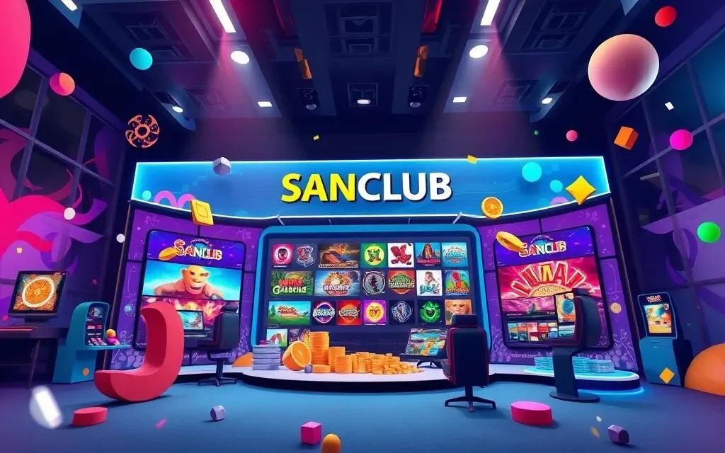 Cổng game Sanclub nổi bật với nhiều trò chơi hấp dẫn